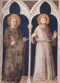 Św. Antoni i Św. Franciszek - Simone Martini